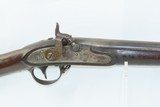 CIVIL WAR Era Antique U.S. SPRINGFIELD M1816 “Bolster” Conversion MUSKET
Flintlock to Percussion Conversion circa 1852 - 4 of 22