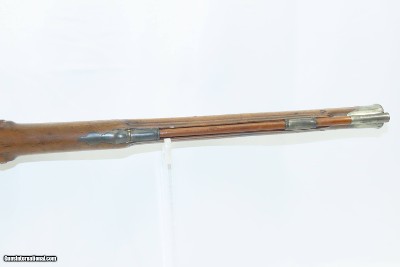 SILVER MOUNTED Antique KUCHENREUTER Full Stock Germanic JAEGER Rifle I.C.K. VERY NICE Late 1700s Rifle with SHORT BARREL - Image 8 of 17