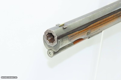 SILVER MOUNTED Antique KUCHENREUTER Full Stock Germanic JAEGER Rifle I.C.K. VERY NICE Late 1700s Rifle with SHORT BARREL - Image 16 of 17