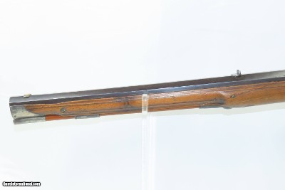 SILVER MOUNTED Antique KUCHENREUTER Full Stock Germanic JAEGER Rifle I.C.K. VERY NICE Late 1700s Rifle with SHORT BARREL - Image 15 of 17