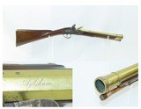 Late-1700s British READ Antique BRASS BARRELED Flintlock BLUNDERBUSS