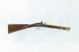 Late-1700s British READ Antique BRASS BARRELED Flintlock BLUNDERBUSS - 2 of 19