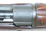 WORLD WAR I Era REMINGTON U.S. M1917 Bolt Action C&R MILITARY Rifle .30-06
WWI INFANTRY Rifle w/R/7-18 Marked Barrel - 8 of 19