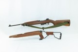 WORLD WAR 2 Era U.S. SAGINAW M1 Carbine with PARATROOPER STOCK Web Sling, Oiler, and M1A1 Type PARATROOPER STOCK - 2 of 20