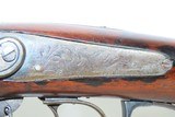 Antique Engraved AMERICAN DRILLING Combination 12 Gauge & .40 SHOTGUN/RIFLE Mid-1800s PERCUSSION Combination Hunting Gun! - 6 of 18