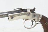 Long Barreled J. STEVENS A.&T. Company .22 RF TIP UP Single Shot C&R Pistol Early 20th CENTURY Single Shot TARGET Pistol - 4 of 17