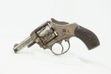 Antique HARRINGTON & RICHARDSON .38 SAFETY HAMMER Double Action RevolverEarly 20th Century SELF DEFENSE Revolver - 2 of 16