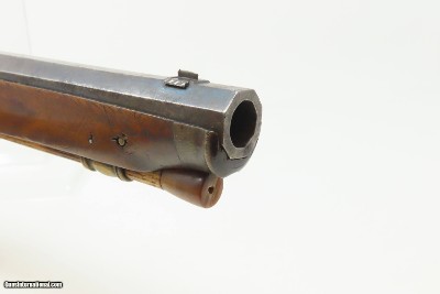 Antique PAIR of SILVER INLAID Germanic KUCHENREUTER Perc Conversion Pistols Early 1800s BRACE of Fascinating INLAID PISTOLS - Image 23 of 25