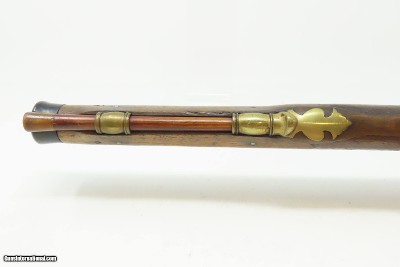 Antique PAIR of SILVER INLAID Germanic KUCHENREUTER Perc Conversion Pistols Early 1800s BRACE of Fascinating INLAID PISTOLS - Image 14 of 25