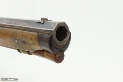 Antique PAIR of SILVER INLAID Germanic KUCHENREUTER Perc Conversion Pistols Early 1800s BRACE of Fascinating INLAID PISTOLS - Image 7 of 25
