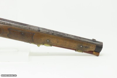 Antique PAIR of SILVER INLAID Germanic KUCHENREUTER Perc Conversion Pistols Early 1800s BRACE of Fascinating INLAID PISTOLS - Image 6 of 25