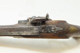 Antique PAIR of SILVER INLAID Germanic KUCHENREUTER Perc Conversion Pistols Early 1800s BRACE of Fascinating INLAID PISTOLS - 9 of 25