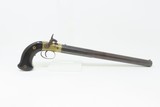 1850s LONG BARRELED Antique JOSIAH PHILIPS Percussion Pistol “BUGGY RIFLE”
.40 Caliber Sidehammer “SUNDAY GO TO MEETING” Rifle - 3 of 20