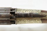 CASED & Engraved J.R. COOPER’S Patent BRITISH Antique Percussion PEPPERBOX
1850s 6-Shot UNDERHAMMER with ACCESSORIES - 11 of 20