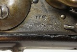 1830 Dated SCARCE Antique W.L. Evans U.S. NAVY Model 1826 FLINTLOCK Pistol
One of < 1,000 Made in VALLEY FORGE, PENNSYLVANIA - 6 of 21