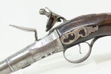 1720s SILVER MOUNTED & ENGRAVED David Wynn QUEEN ANNE Flintlock Pistol
BRITISH PROOFED with GROTESQUE MASK - 18 of 19