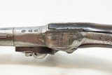 1720s SILVER MOUNTED & ENGRAVED David Wynn QUEEN ANNE Flintlock Pistol
BRITISH PROOFED with GROTESQUE MASK - 13 of 19