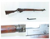 WORLD WAR II U.S. SAVAGE Enfield No. 4 Mk. 1* C&R LEND/LEASE ACT w/ BAYONET “U.S. PROPERTY” Marked & Made in the United States - 1 of 25