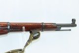 1943 mfg WORLD WAR II Era Soviet IZHEVSK ARSENAL M38 Mosin-Nagant C&R Rifle INFANTRY WEAPON w/ CANVAS SLING, OILER & POUCH - 5 of 21