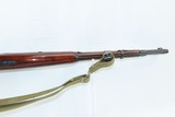 1943 mfg WORLD WAR II Era Soviet IZHEVSK ARSENAL M38 Mosin-Nagant C&R Rifle INFANTRY WEAPON w/ CANVAS SLING, OILER & POUCH - 9 of 21