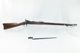 1886 Antique SPRINGFIELD ARMORY Model 1884 TRAPDOOR .45-70 GOVT CADET Rifle Chambered in Original 45-70 GOVT w/SOCKET BAYONET