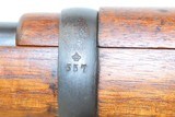 WORLD WAR I Swedish CARL GUSTAF M1896 6.5mm C&R MAUSER Rifle w/SLING WWI
WORLD WAR I ERA Rifle with 1917 Dated Receiver - 17 of 25