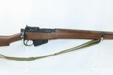WORLD WAR II Era Enfield No. 4 Mk 1 .303 British INFANTRY Rifle C&R WW IIMALTBY-BRITISH MILITARY Infantry Rifle w/SLING - 4 of 25