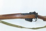 WORLD WAR II Era Enfield No. 4 Mk 1 .303 British INFANTRY Rifle C&R WW IIMALTBY-BRITISH MILITARY Infantry Rifle w/SLING - 21 of 25