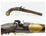 c1760s BAVARIAN JACOB KUCHENREUTER Flintlock Pistol Gold Engraving Carved Stock
Ratisbonne (Regensburg, Germany) - 3 of 23