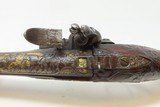 c1760s BAVARIAN JACOB KUCHENREUTER Flintlock Pistol Gold Engraving Carved Stock
Ratisbonne (Regensburg, Germany) - 13 of 23