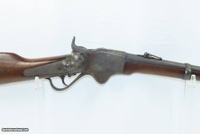 CIVIL WAR/FRONTIER Antique BURNSIDE M1865 SPENCER SRC w/STABLER CUT-OFFCAVALRY Saddle Ring Carbine - Image 5 of 19