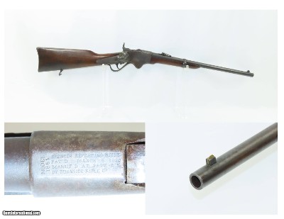 CIVIL WAR/FRONTIER Antique BURNSIDE M1865 SPENCER SRC w/STABLER CUT-OFF
CAVALRY Saddle Ring Carbine