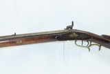 Antique Maple Stock American LONG RIFLE .32 Percussion DOUBLE SET TRIGGER
HUNTING/HOMESTEAD Long Rifle ELWELL WARRANTED LOCK - 17 of 20