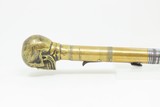 Macabre SKULL POMMEL JOHN DAY PATENT Underhammer PISTOL CUDGEL .41 Antique
c1820s Maker of Early Percussion Cane Guns - 3 of 21