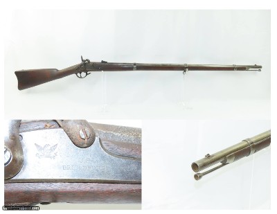 CIVIL WAR Antique U.S. ALFRED JENKS & Son “BRIDESBURG” M1861 Rifle-Musket
U.S. CONTRACT Model w/ “BRIDESBURG” Lock Dated 1863