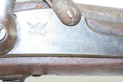 CIVIL WAR Antique U.S. ALFRED JENKS & Son “BRIDESBURG” M1861 Rifle-MusketU.S. CONTRACT Model w/ “BRIDESBURG” Lock Dated 1863 - Image 6 of 20