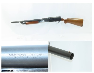 U.S. STEVENS/SAVAGE ARMS Model 520-30 WORLD WAR II 12 g. RIOT SHOTGUN C&R
With FLAMING BOMB MARKINGS on Receiver