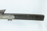 VERY LONG Antique Indian TORADAR MATCHLOCK RIFLED MusketMughal Empire Indian with LONG 48-1/4 Inch Barrel - 17 of 21