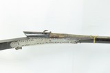 VERY LONG Antique Indian TORADAR MATCHLOCK RIFLED MusketMughal Empire Indian with LONG 48-1/4 Inch Barrel - 3 of 21