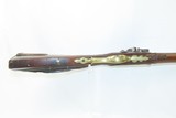 GORGEOUS 18th Century GERMANIC Antique JAEGER FLINTLOCK Rifle .69 caliber
Carved Stock, Sliding Patchbox, Double Set Triggers - 7 of 18