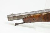 c1850s BRACE of BELGIAN Pistols ENGRAVED .60 PERCUSSION Antique Matched Pair of Self-defense BELT Pistols - 20 of 25