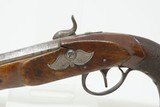 c1850s BRACE of BELGIAN Pistols ENGRAVED .60 PERCUSSION Antique Matched Pair of Self-defense BELT Pistols - 19 of 25