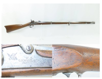 1863 Dated VERY SCARCE Civil War C.D. SCHUBARTH Contract M1861 Rifle-Musket 1 of only 9,500 Made by C.D. Schubarth Dated “1863”
