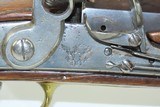 1819 Dated HARPERS FERRY U.S. M1803 Military Smoothbored FLINTLOCK Musket
First U.S. Military Produced Flintlock “Rifle” - 7 of 21