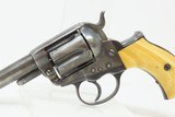 Antique COLT M1877 “LIGHTNING” .38 Double Action Revolver ANTIQUE IVORIES
ETCHED PANEL Double Action .38 Colt Made in 1886 - 5 of 20