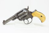 Antique COLT M1877 “LIGHTNING” .38 Double Action Revolver ANTIQUE IVORIES
ETCHED PANEL Double Action .38 Colt Made in 1886 - 3 of 20