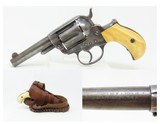 Antique COLT M1877 “LIGHTNING” .38 Double Action Revolver ANTIQUE IVORIES
ETCHED PANEL Double Action .38 Colt Made in 1886 - 1 of 20