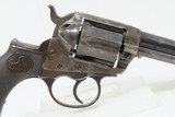 c1898 mfr. Antique COLT M1877 “Lightning” .38 Revolver DOC HOLLIDAYw/ Tooled Leather Holster - 21 of 22