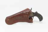 c1898 mfr. Antique COLT M1877 “Lightning” .38 Revolver DOC HOLLIDAYw/ Tooled Leather Holster - 2 of 22