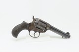 c1898 mfr. Antique COLT M1877 “Lightning” .38 Revolver DOC HOLLIDAYw/ Tooled Leather Holster - 19 of 22